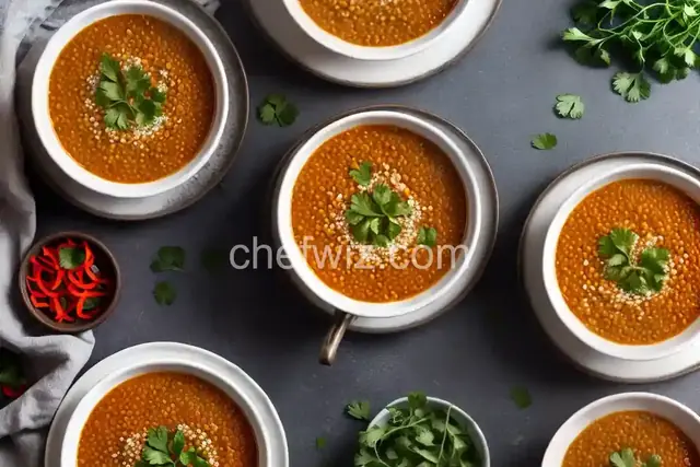 Turkish Red Lentil 'Bride' Soup