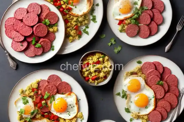 Turkish Sausage & Eggs (Sucuklu Yumurta)