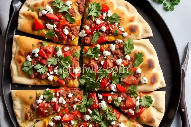 Turkish Stuffed Flatbread (Gozleme)