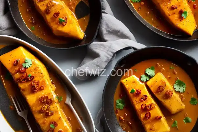Turmeric Caramel Cod