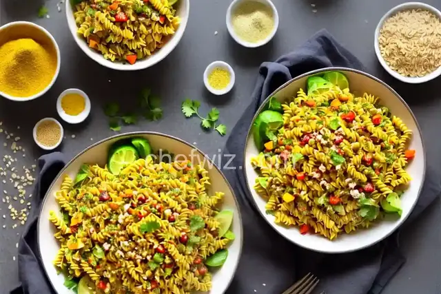 Turmeric Rotini Salad