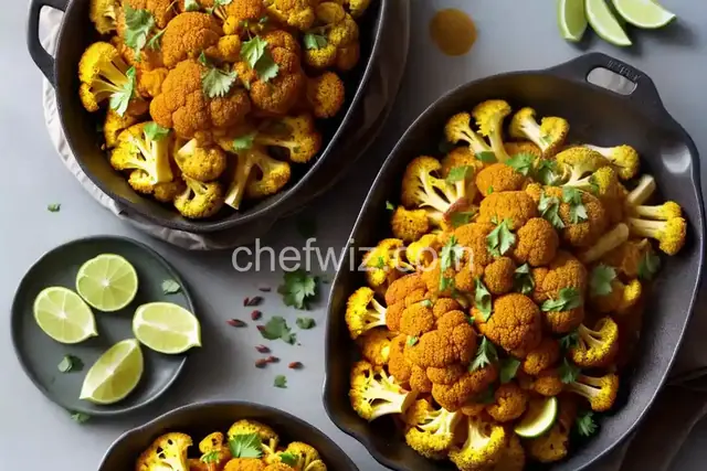 Turmeric-Spiced Whole Roasted Cauliflower