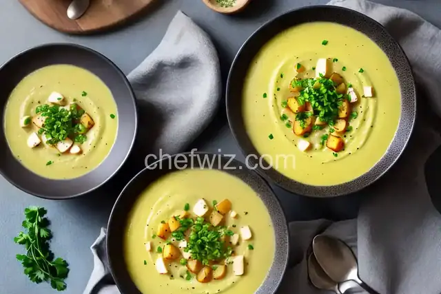 Turnip, Potato and Garlic Soup