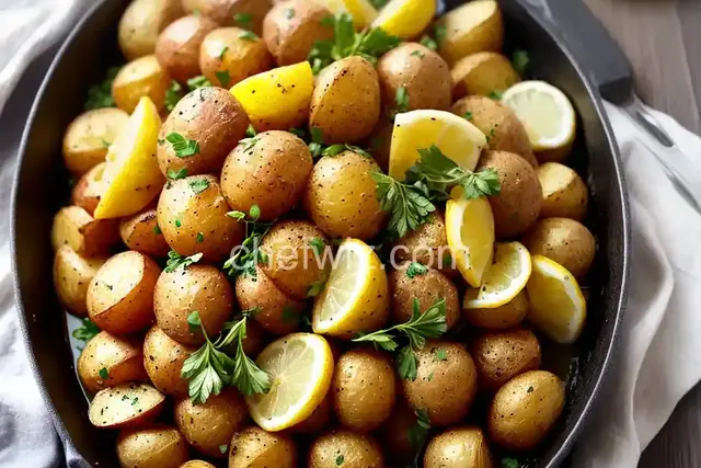 Tuscan Roasted Potatoes & Lemon