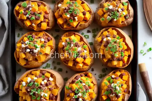 Twice Baked Sweet Potatoes