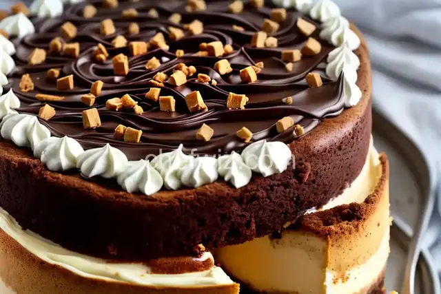 Twix Cheesecake