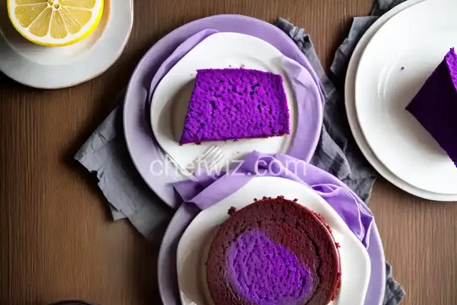 Ube-Macapuno Cake