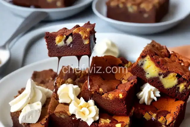 Ultimate Brownie Bread Pudding with Coconut Chunks