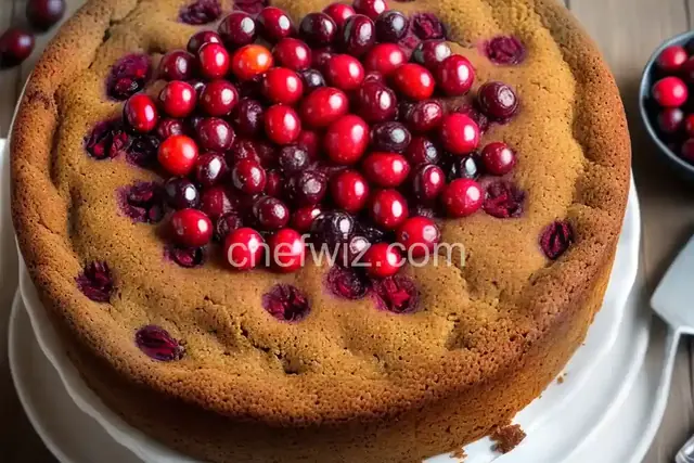Ultimate Cranberry Pudding Cake
