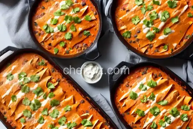 Ultimate Creamy Chicken Enchiladas