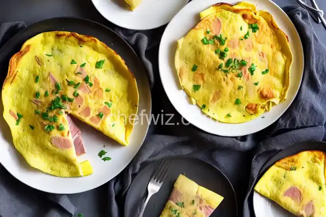Ultimate Low-Carb Ham and Cheese Omelet for Two
