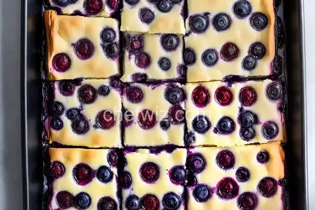 Ultimo's No-Bake Blueberry Squares