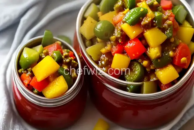 Uncle D's Sweet Piccalilli (Green Tomato Relish)