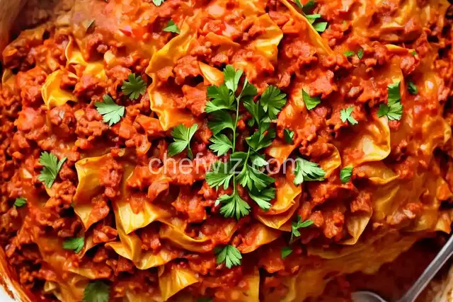 Unstuffed Cabbage Casserole