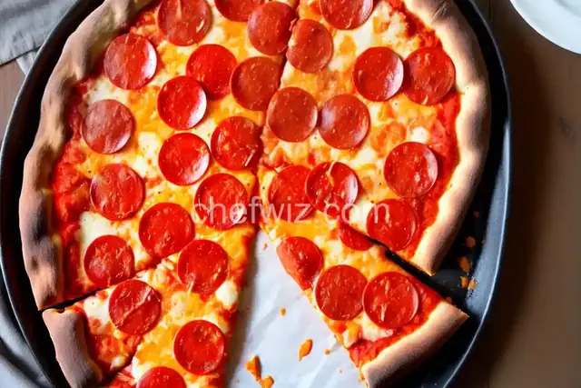 Upside-Down Red Cheesy Pizza