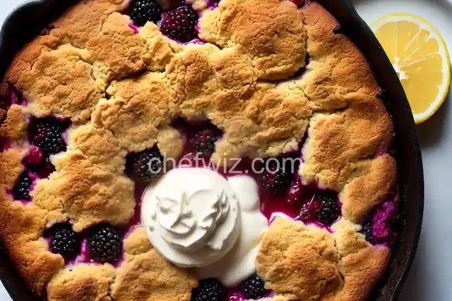 Valerie's Blackberry Cobbler