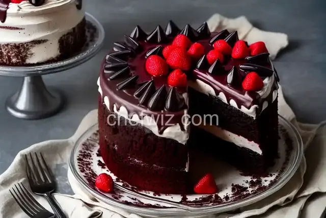 Vampire Poke Cake