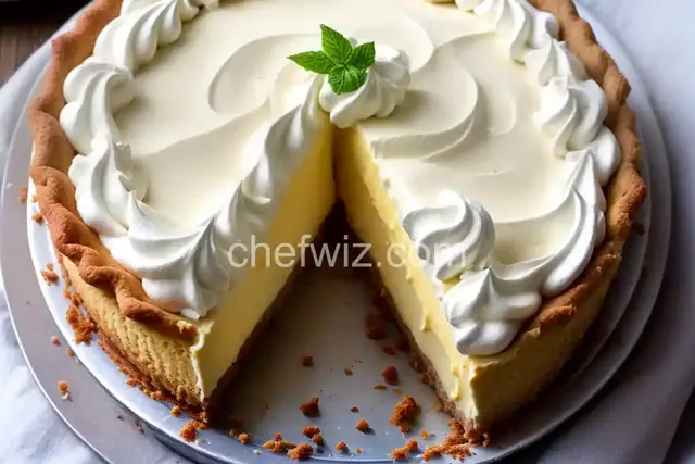 Vanilla Bavarian Cream Pie
