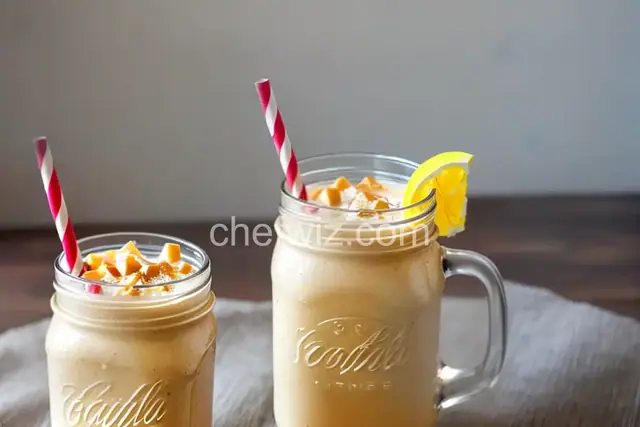 Vanilla Caramel Bourbon Milkshake