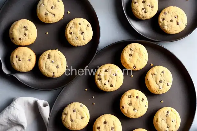 Vanilla Chocolate Chip Mini Scones