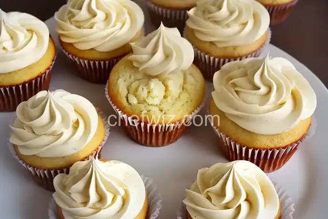 Vanilla Cupcakes with Swiss Meringue Buttercream