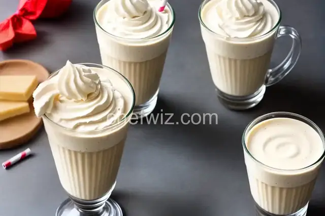 Vanilla Milkshakes without Ice Cream