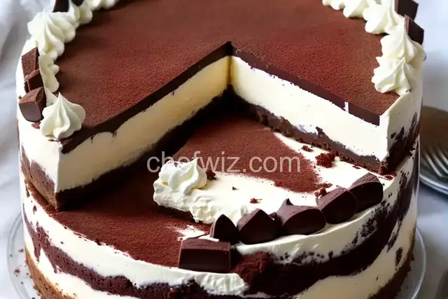Vanilla No-Bake Cheesecake With a Chocolate Cookie Crust