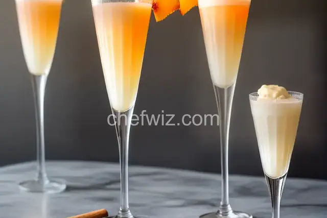 Vanilla-Peach Bellinis