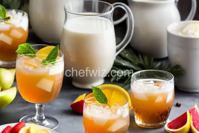Vanilla-Pear Holiday Punch