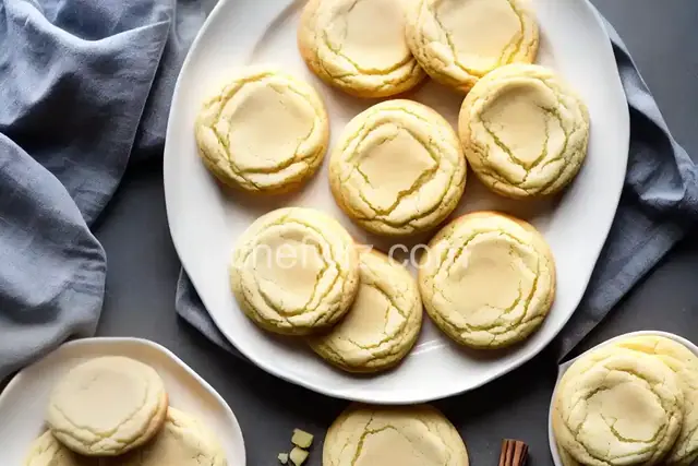 Vanilla custard cookies