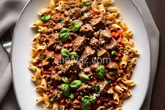 Veal Ragu with Campanelle