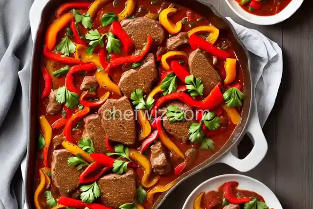 Veal and Peppers Recipe | Cook the Book