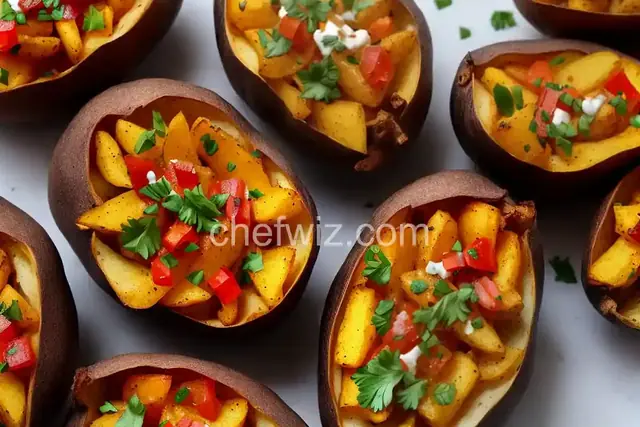 Vegan Air Fryer Potato Skins