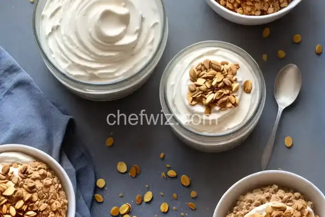 Vegan Apple-Yogurt Parfait with Maca Powder