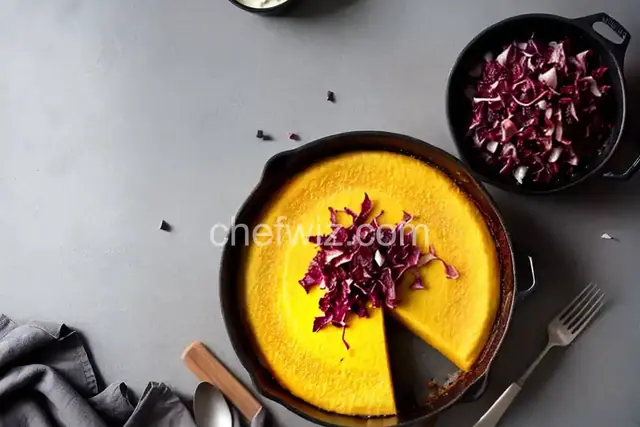 Vegan Baked Polenta with Radicchio
