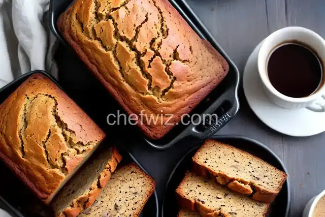 Vegan Banana Bread with Coffee and Cinnamon