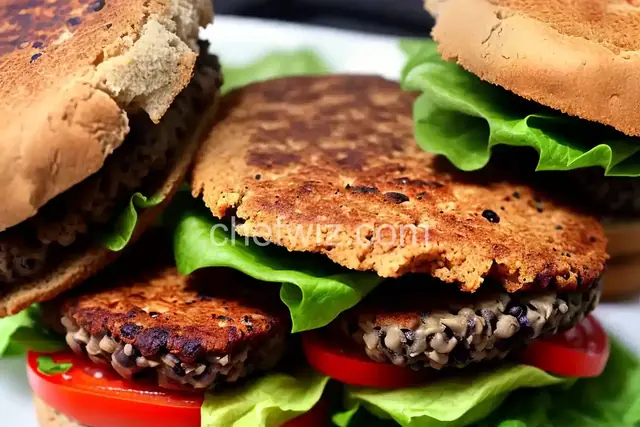 Vegan Black Bean Burgers