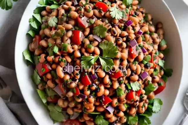 Vegan Black Eyed Pea Salad with Cilantro