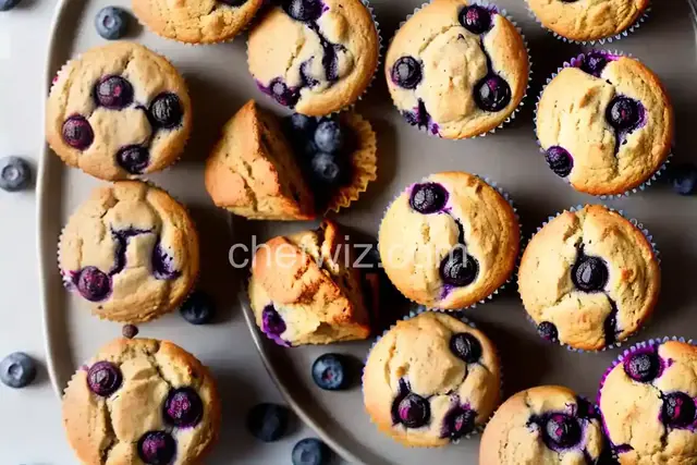 Vegan Blueberry Muffins