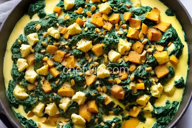 Vegan Cauliflower-Creamed Spinach Recipe