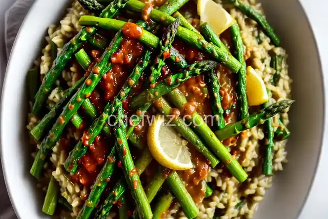 Vegan Charred Lemon-Asparagus Risotto