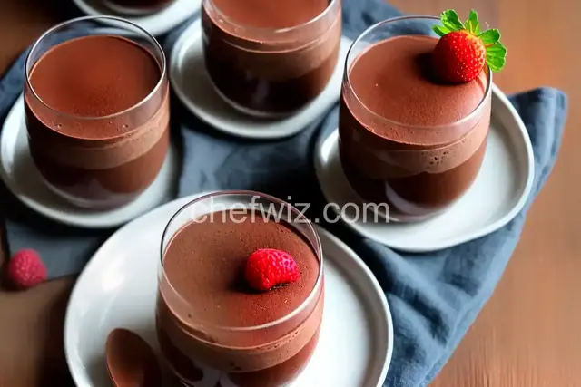 Vegan Chocolate Mousse with Aquafaba