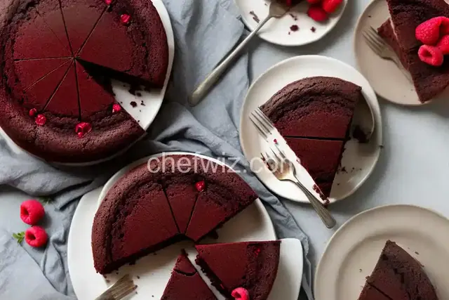 Vegan Chocolate-Raspberry Cake with Dark Chocolate Ganache