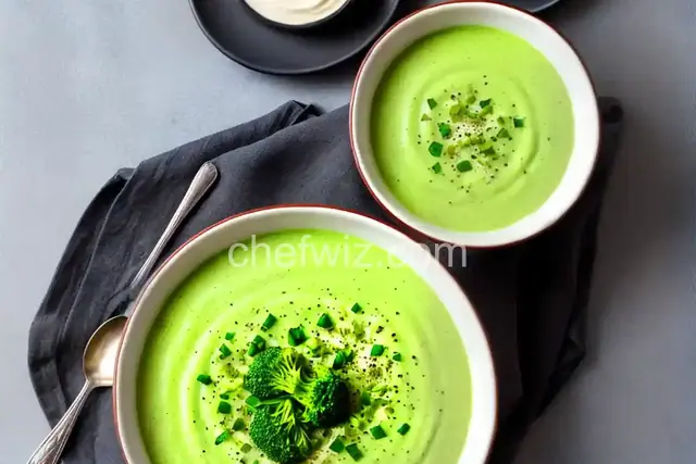 Vegan Cream of Broccoli Soup