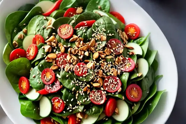 Vegan Japanese Spinach Salad