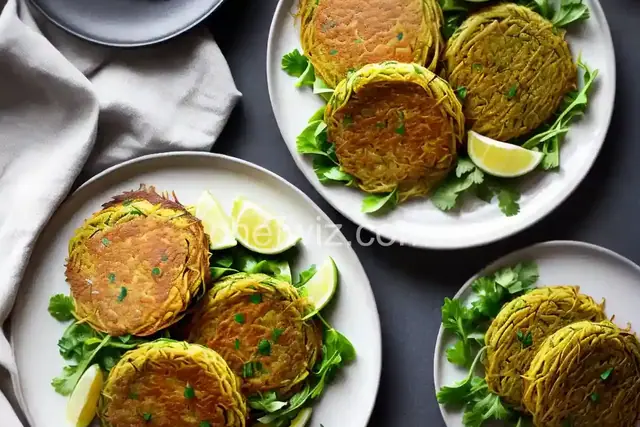 Vegan Leek Latkes