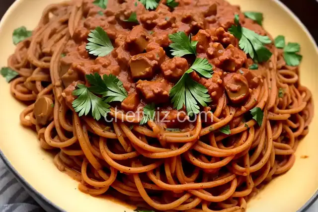 Vegan Mushroom Bolognese