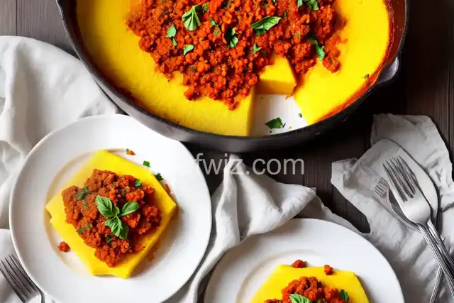 Vegan Polenta with Ragu