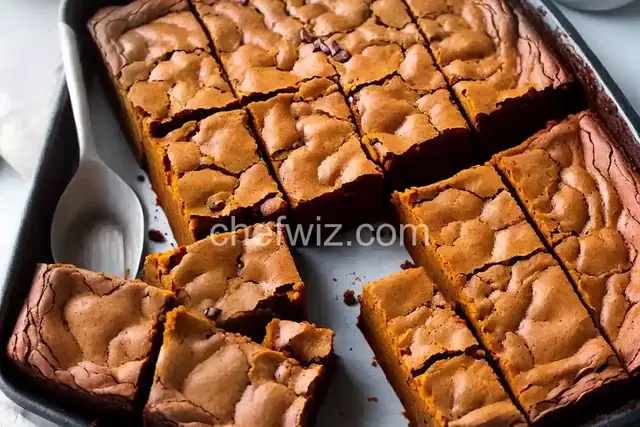 Vegan Pumpkin Brownie