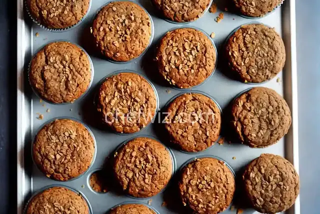 Vegan Rhubarb Bran Muffins